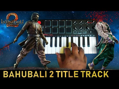 Bahubali 2 - Mass Title Track Bgm | Cover By Raj Bharath 