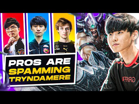 FAKER & CHOVY preparing for NEW WORLDS META! *TRYNDAMERE MID*