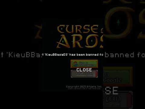 I got BANNED in Curse of Aros?! How to get UNBAN? #shorts #curseofaros #bannedaccount
