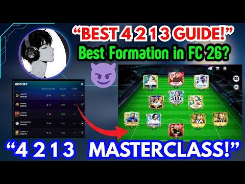 How to Use 4-2-1-3 Formation in FC Mobile | Full H2H Guide!