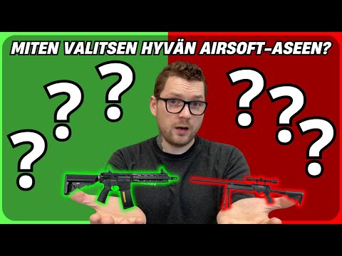 Aloittelijan-opas - Näin valitset hyvän airsoft-aseen
