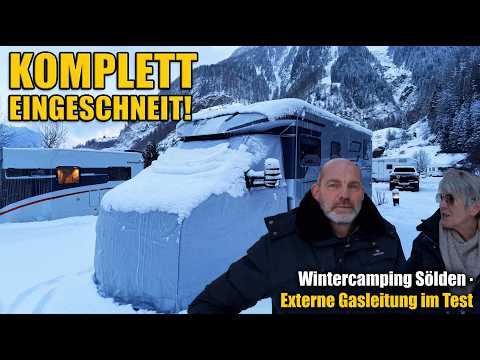 Willi komplett eingeschneit – Wintercamping Soelden