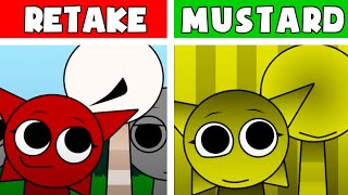 New mod Of Incredibox Sprunki Retake But Mustard Phase 1 VS Phase 2