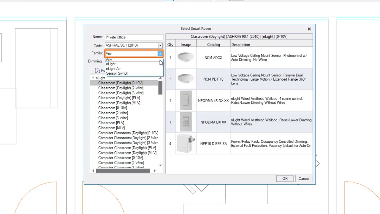 Visual Controls - Smart Room Overview