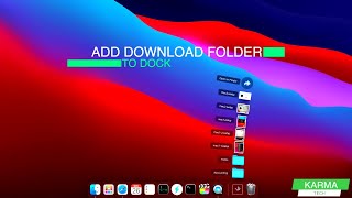 How to Add Downloads to Dock on Mac