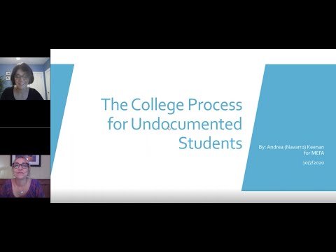 The College Process for Undocumented Students