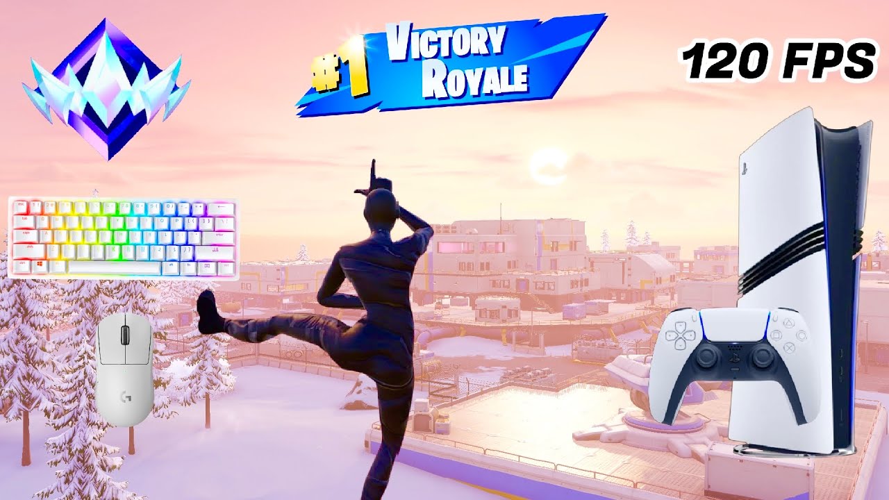 Fortnite Unreal Ranked Reload On PS5 Pro | Keyboard & Mouse Gameplay | 120 FPS | 4K