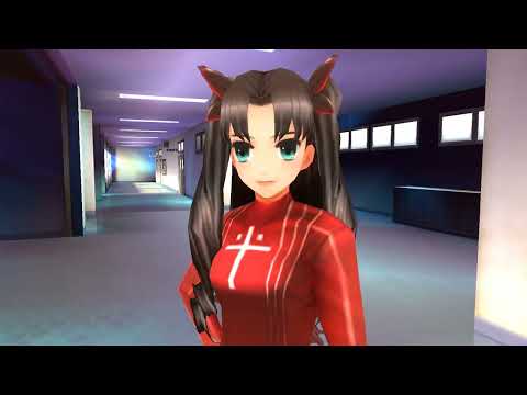 FATE/EXTRA Walkthrough Part 15 Route: Saber (Sub Route: Rin) (No Commentary)