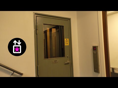 1946 JÄRNH (MB: Amsler) Traction Elevator @ Lundagatan 47, Stockholm, Sweden!