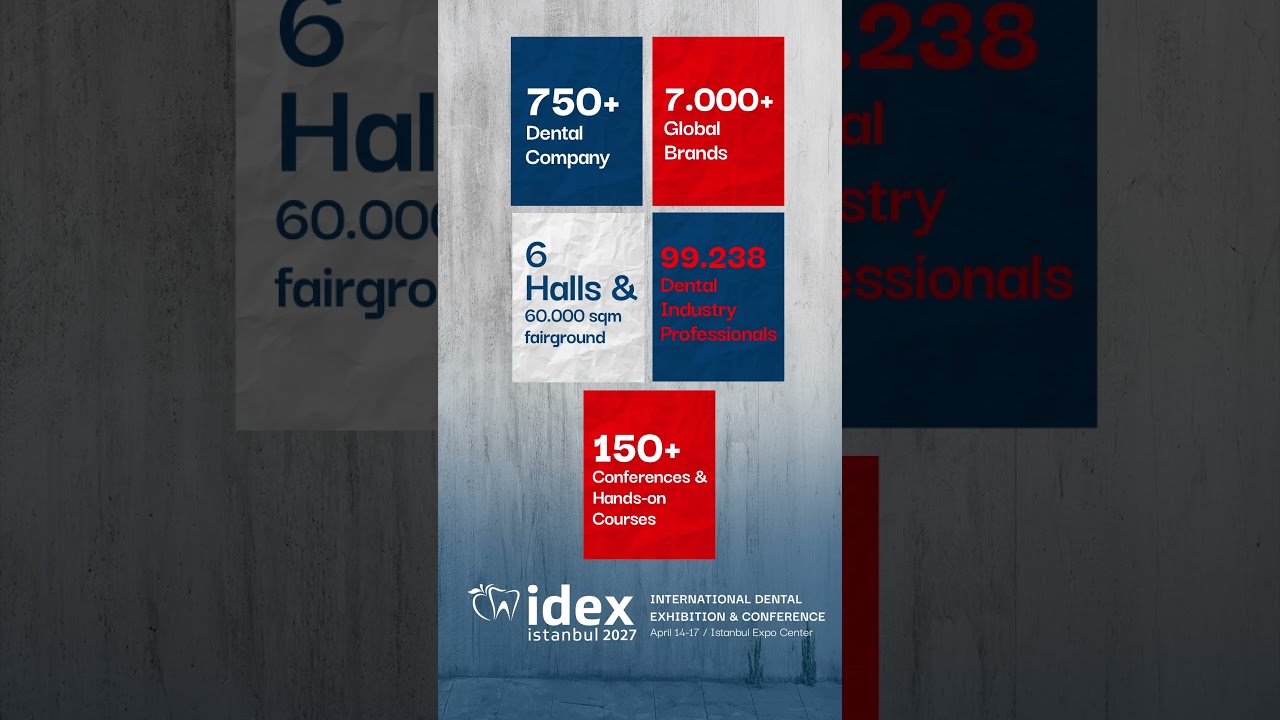 ✨ IDEX ISTANBUL 2027 brings dental industry professionals together in Istanbul!