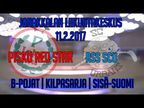PIsku Red Star - RSS SCU | Janakkalan Liikuntakeskus 12.2.2017 | Kilpasarja Sisä Suomi