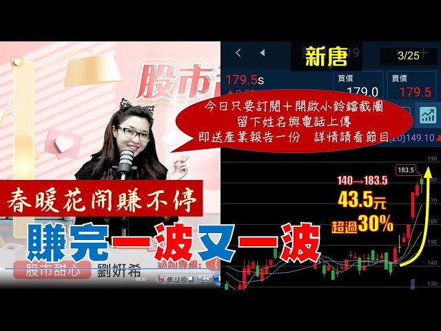 0325 - 春暖花開美麗天，賺完一波又一波