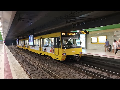 [Tram Cab Ride] Stadtbahn Stuttgart Linie 1 / Vaihingen Bf ➡ FellbachLutherkirche