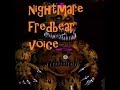 Nightmare Fredbear Voice Five Nights At Freddy S 4