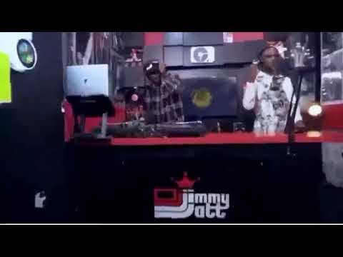 laycon blows hot on a freestyle with DJ jimmy