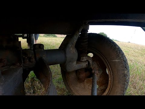 Przyczepa militarna z dział na pełnych oponach Oględziny