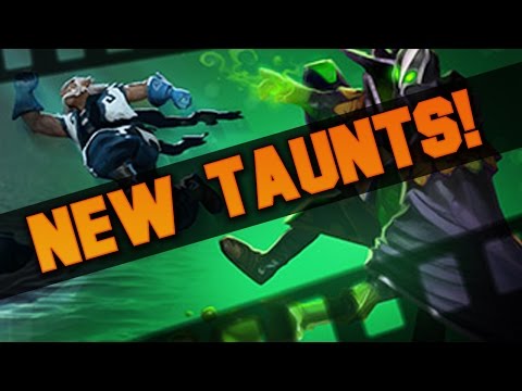 Dota 2 New Taunts