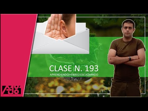 Curso de Hebreo para principiantes | Aprenda Escuchando | Clase N.193 | Hebreo Facil en 5 minutos