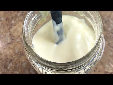 Homemade Mayonnaise - Low Sodium, Easy 2 Minute Mayo