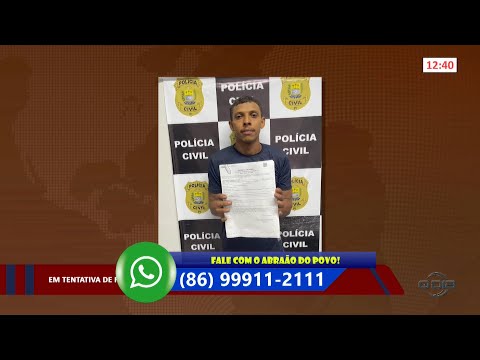 Foragido da justiça é preso na zona norte de Teresina durante tentativa de fuga 04 04 2023