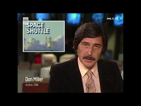 First Space Shuttle Columbia Flight (April 12, 1981) [CNN Clips]