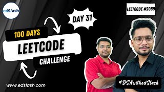 YouTube video 'LeetCode 2089 | Find Target Indices After Sorting Array | Day 31 | 100 Days LeetCode Challenge | DSA'