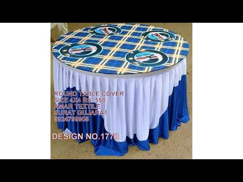 Mandap Tent Round Table Cover