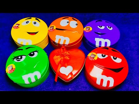 Unboxing Rainbow Of Candies Lots Of Lollipop Chocolate M & M'S ASMR