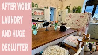 After Work Laundry Routine-Washing Machine Error Code & Decluttering In My Attic Rooms
