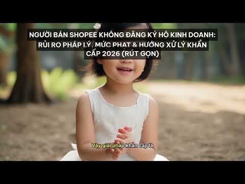 Người Bán Shopee Không Đăng Ký Hộ Kinh Doanh: Rủi Ro Pháp Lý, Mức Phạt & Hướng Xử ... [Tóm Tắt]