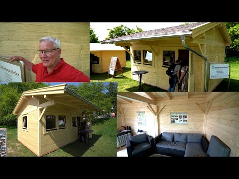 Nur 13.380,- € ! Das XL Volks-Tinyhaus! Isolierfenster, Tür, Dach. Wärmedämmung durch Doppelplanke 😃