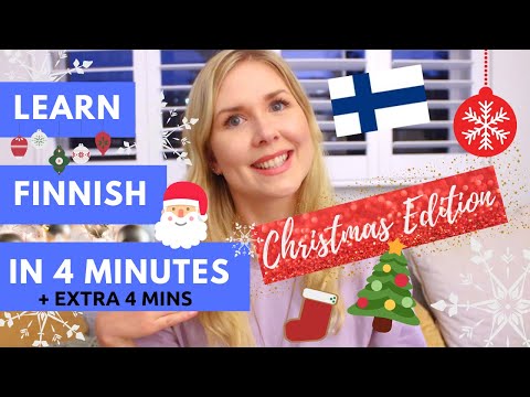 Learn To Speak Finnish In 4 Minutes: Christmas Edition