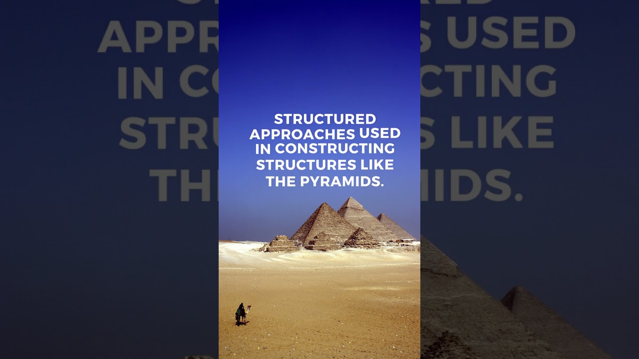 They did it already- Project Management and Pyramids