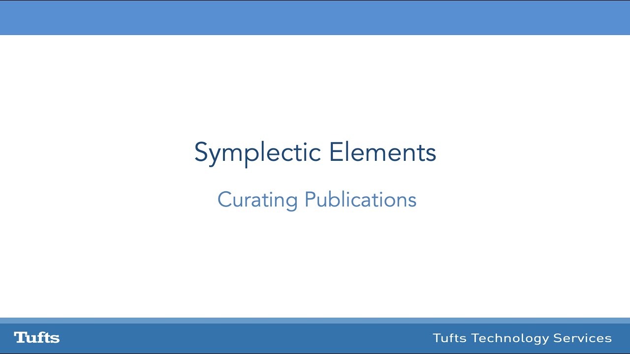 Elements: Curating Publications
