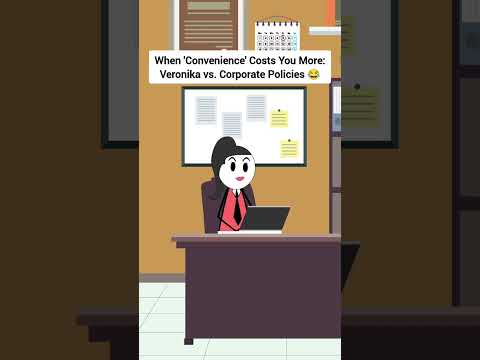 When 'Convenience' Costs You More: Veronika vs  Corporate Policies #corporate #animation #gplus