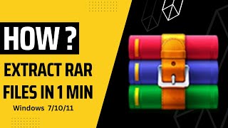 How to open RAR file in windows 7/10/11