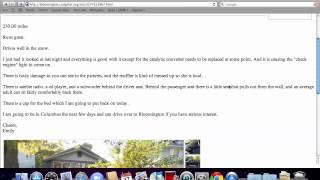 Craigslist Bloomington Indiana Used Cars and Trucks - Deals Under $2000 Available in 2012