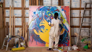 ANIMETIC LAYERED PAINTING PV