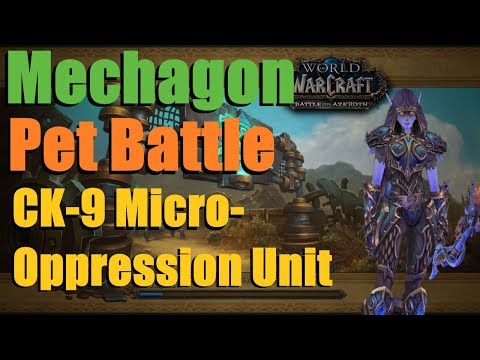 CK-9 Micro - Oppression Unit - Mechagon Pet Battle Guide - World of Warcraft