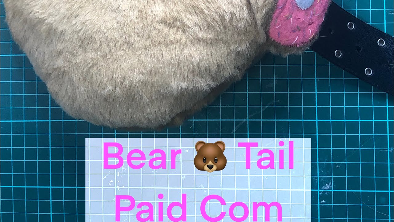 Fursuit Bear Tail 🐻 Commission