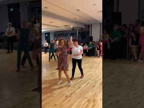 Therese Byrne & Edel Pender competing in All Ireland Jiving Championships 2023 - Over 50s
