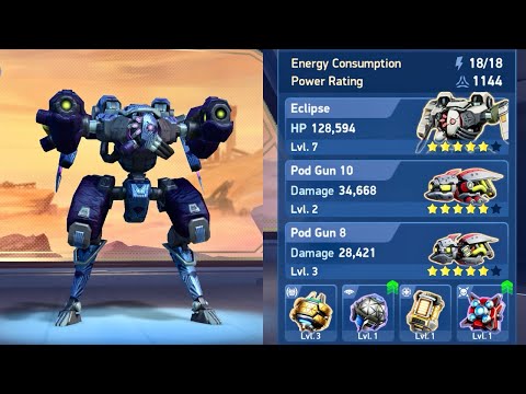 Eclipse + pod gun 10 and 8 | testing the meta built | mech arena