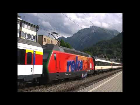 Interlaken West & East Stations--Switzerland