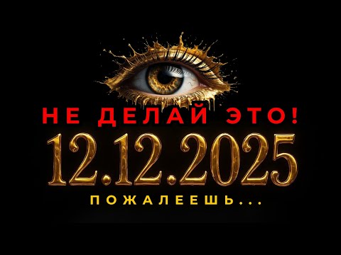 САМАЯ ОПАСНАЯ ДАТА  ДЕКАБРЯ - 12.12.2025! НЕ ДЕЛАЙ ЭТО В ЭТОТ ДЕНЬ - ПОЖАЛЕЕШЬ.