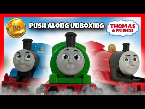 Unboxing The New “Classic” Push Along Die-cast Thomas, Percy and James!