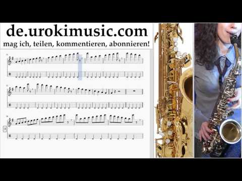 Saxophonunterricht (Alt) OneRepublic - Future Looks Good Noten Lernen Teil#1 um-995
