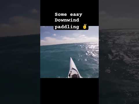 Cruising with some easy downwind paddling