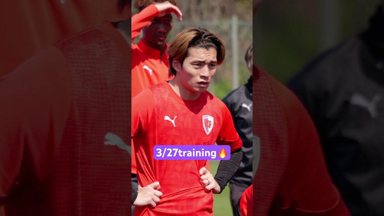 3/27 Training🔥🔥🔥#sanga #サッカー #京都サンガ #jリーグ
