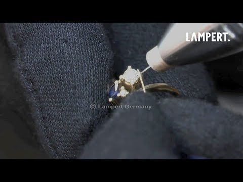 PUK Welding device – Rebuilding a claw of a diamond ring / Krappe aufbauen