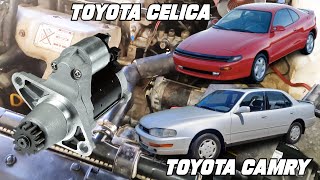 COMO CAMBIAR MOTOR DE ARRANQUE | Toyota Celica y Camry 1990-96